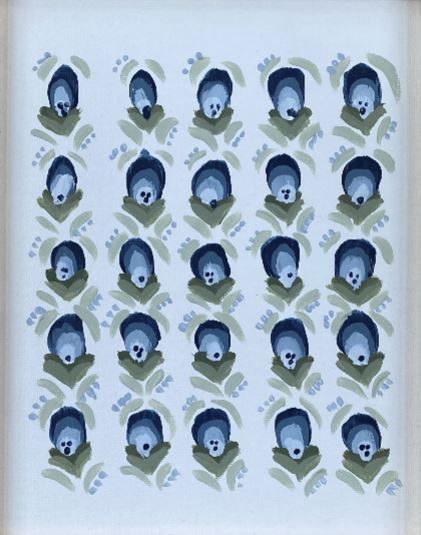 CUSTOM ORDER - 20”x20” Buds on Paper