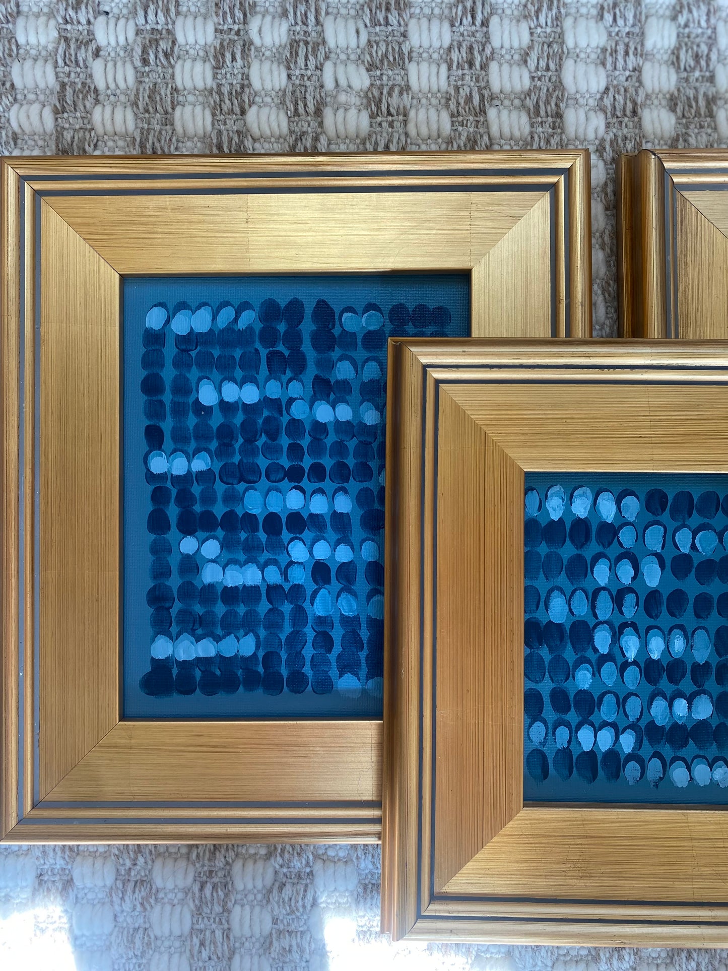 10x12 Dots - Dark Blue