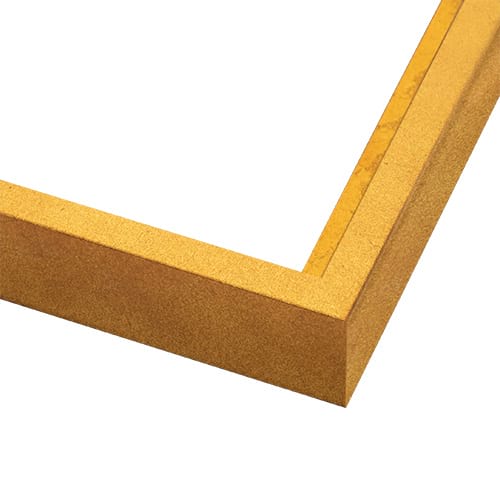 Wood Floater Frame - Gold Leaf
