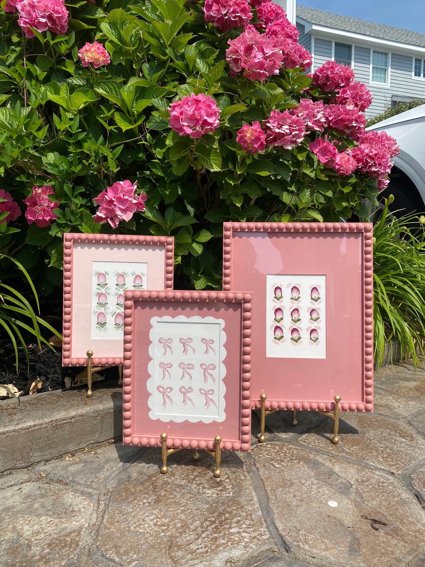 11”x14” Bobbins & Buds - Cottage Pink